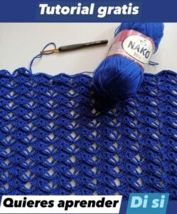 Lee más sobre el artículo Te enseñare a tejer hermoso patrón del crochet