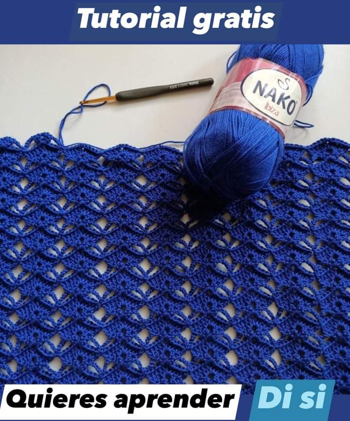 Lee más sobre el artículo Te enseñare a tejer hermoso patrón del crochet