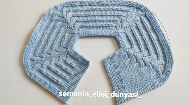 Lee más sobre el artículo Cuello a dos agujas para tejer blusas