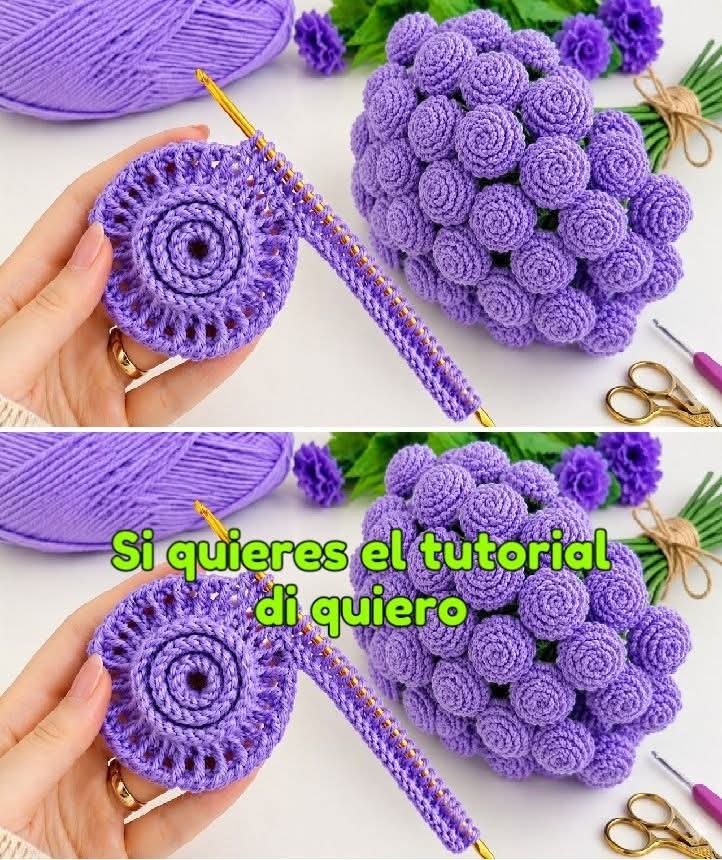 Lee más sobre el artículo Te enseñaré a tejer gr4tis está bella flor..