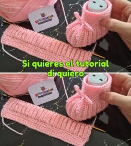 Lee más sobre el artículo Tutorial gratis para tejer botitas a crochet