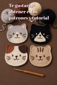 Lee más sobre el artículo Patrón gatito tutorial