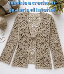 Lee más sobre el artículo patrón blusa a crochet tutorial