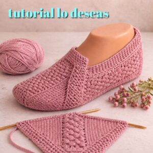 Lee más sobre el artículo patrón pantuflas paso a paso
