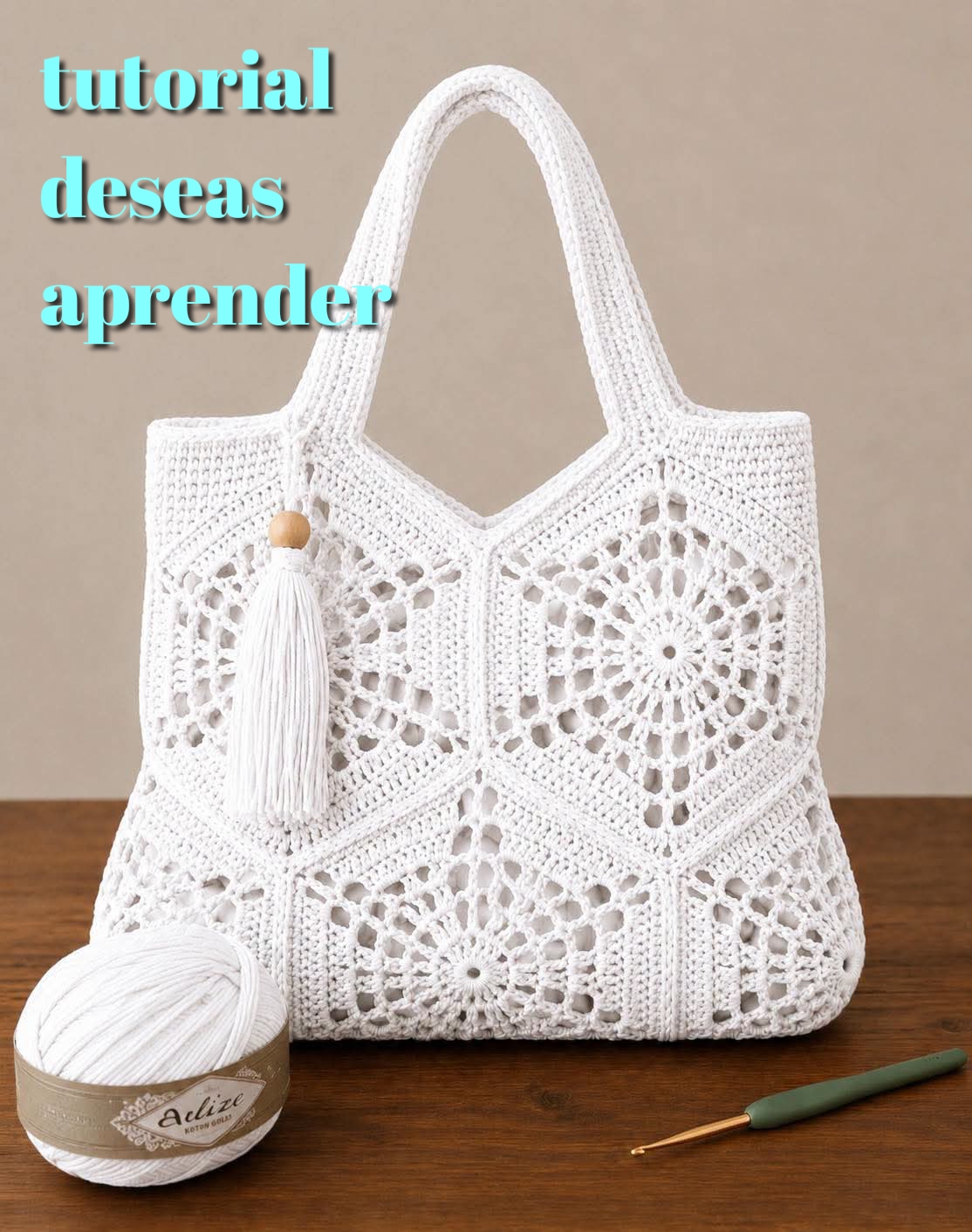 Lee más sobre el artículo Te enseñaré a tejer lindo bolso a crochet…