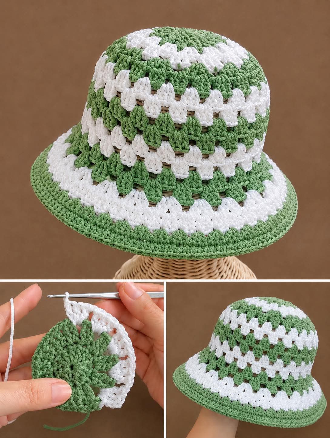 En este momento estás viendo Sombrero a crochet tutorial