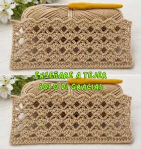 Lee más sobre el artículo patrón punto Crochet tutorial