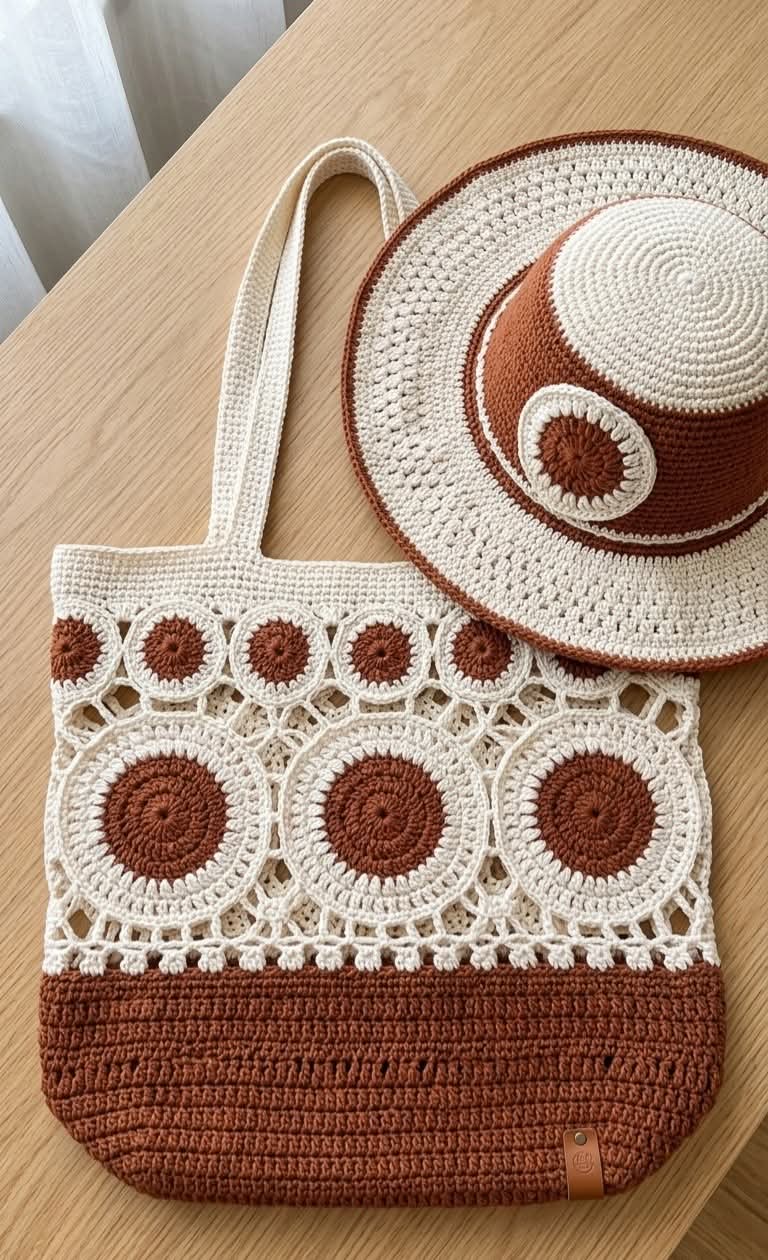 Lee más sobre el artículo conjunto de sombrero y bolso tutorial