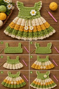 Lee más sobre el artículo mira este hermoso vestido con todo detalle