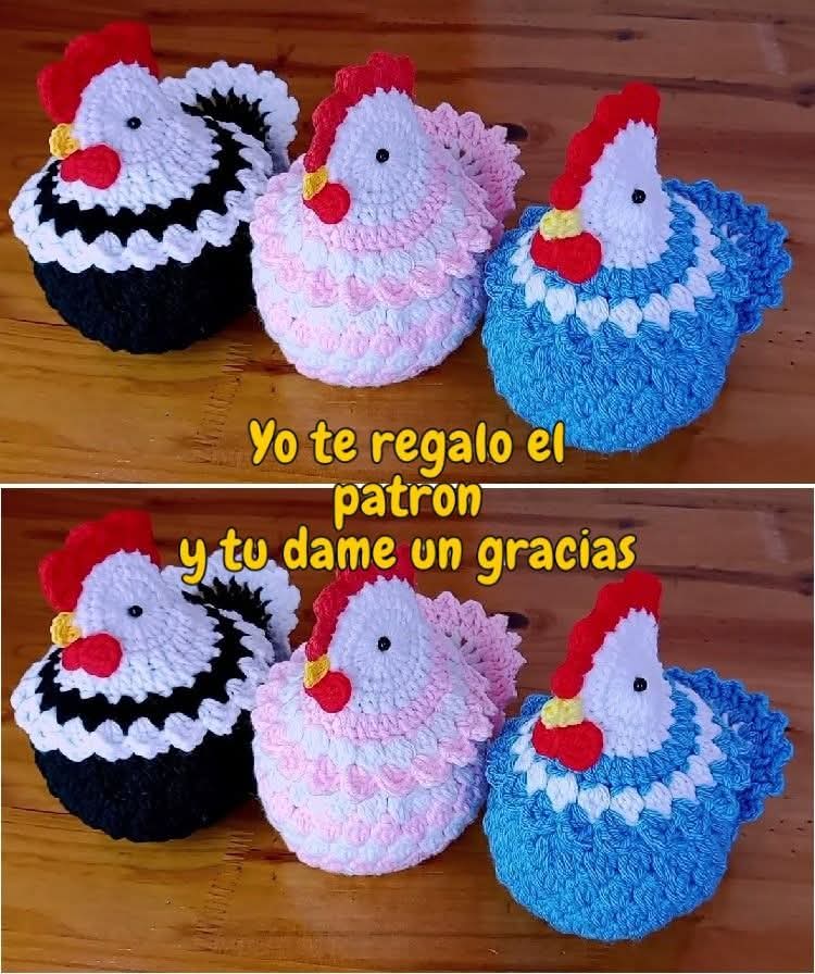 Lee más sobre el artículo Mira y aprende a tejer linda gallinita
