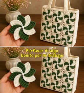 Lee más sobre el artículo tutorial de bolso aquí patrón